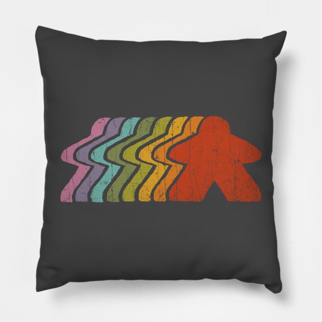 All the Meeple Pillow by kg07_shirts