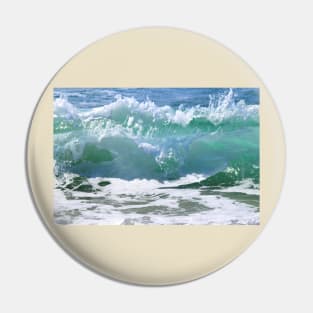 Ocean Water Sea Wave Crashing Pin