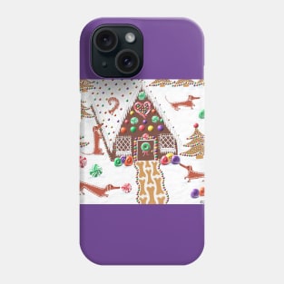 Gingerbread Dachshunds Phone Case