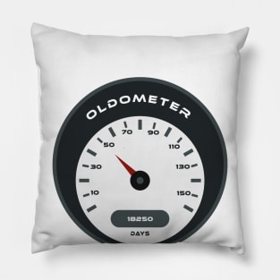 50th birthday oldometer Pillow