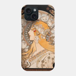 Godess woman vintage painting Phone Case