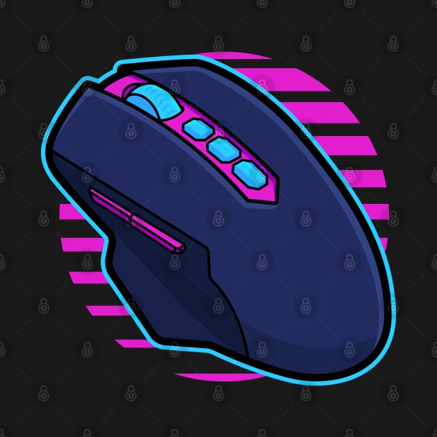 Gaming Futuristic Mouse Design by Wrathline.Std