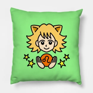 Leo Zodiac Sign Pillow