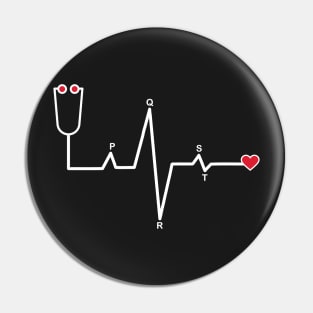 Electrocardiogram Pins and Buttons for Sale