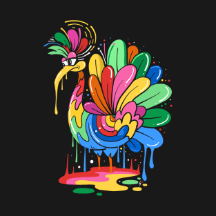 Rainbow Bird T-Shirt