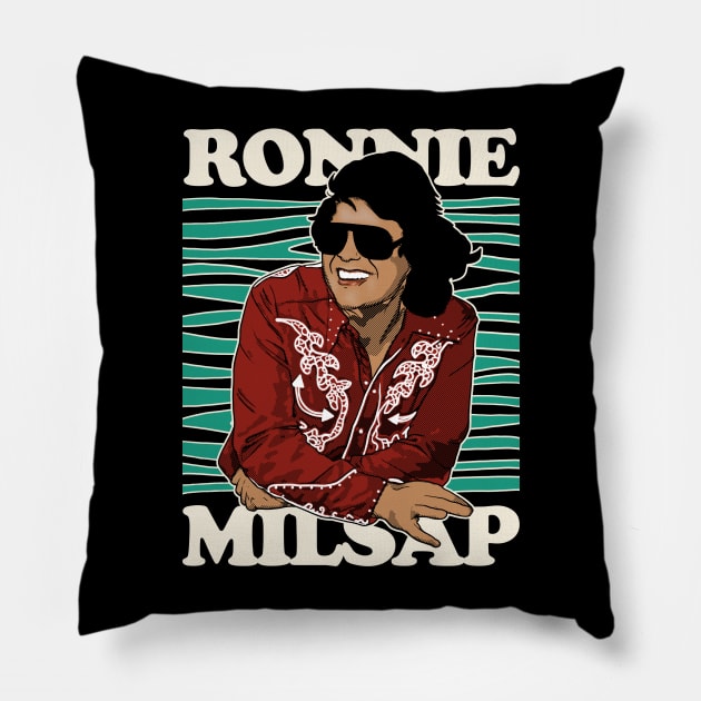Milsap Cartoon Pillow by PONGEISM STRIPEYE