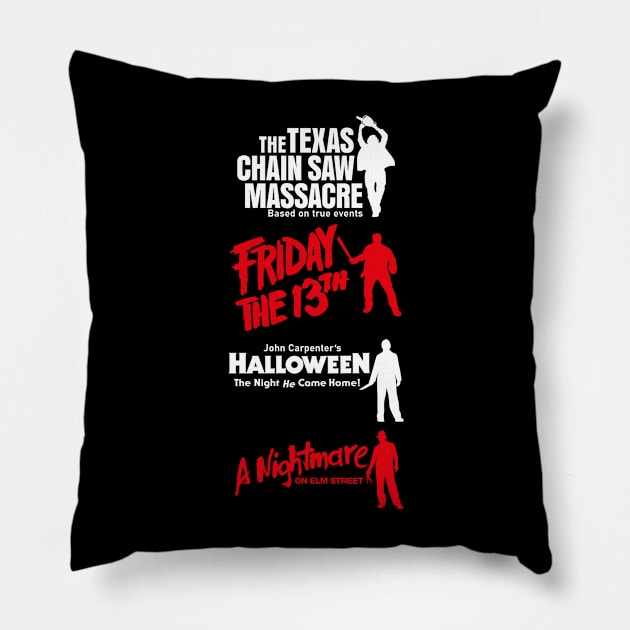 Horror movies Mix Pillow by buby87