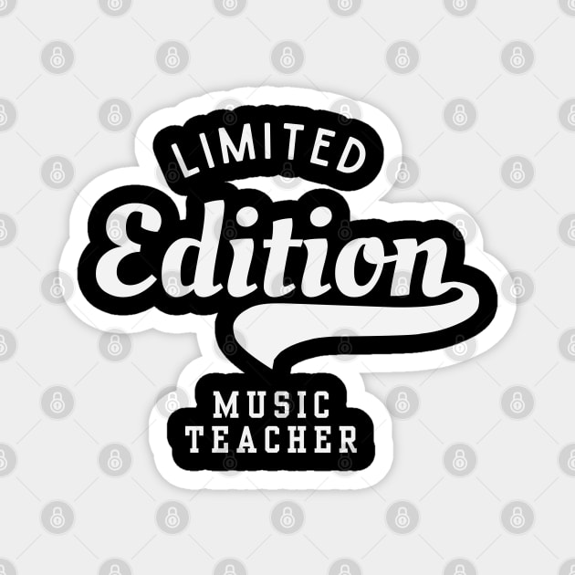 Limited Edition Music Teacher Magnet by Stylecombinator