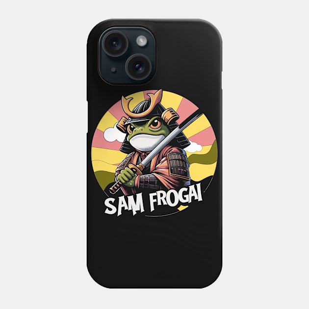 Samurai Frog Phone Case by JessArty