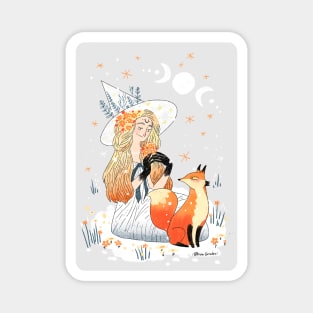 White witch Magnet