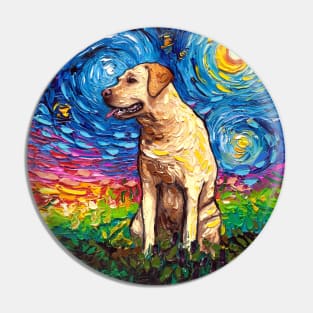 Yellow Labrador Night 2 Pin