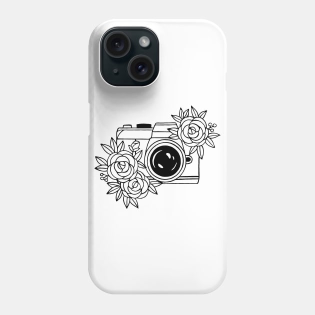 Floral Camera Phone Case by Pelman