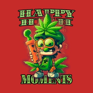 Crazy Stoner Boy #4 – HAPPY HIGH MOMENTS T-Shirt