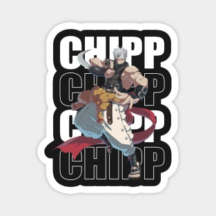 Chipp Zanuff Guilty Gear Strive (White Line) Magnet