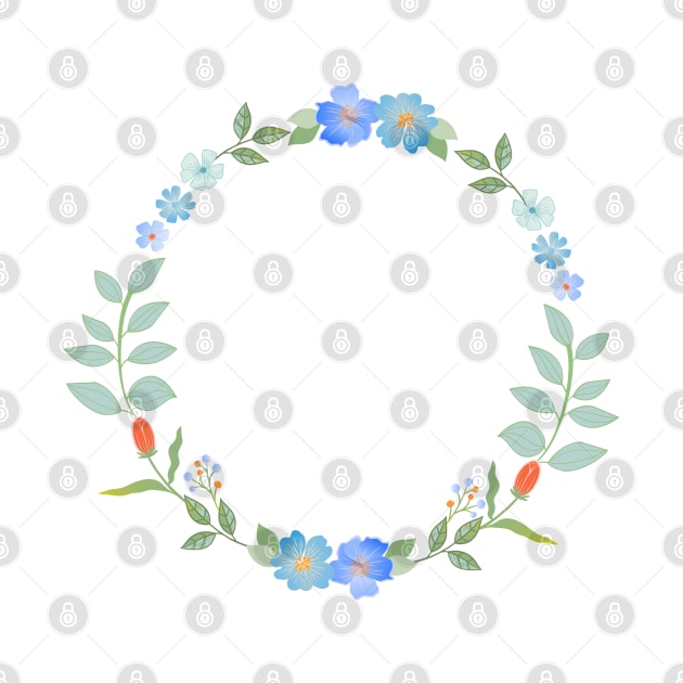 Floral Wreath by CalliLetters