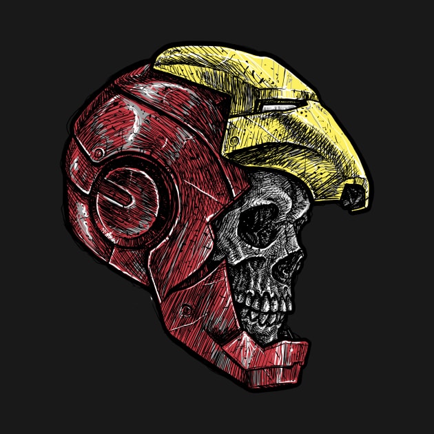 Iron Man Skull by Parin