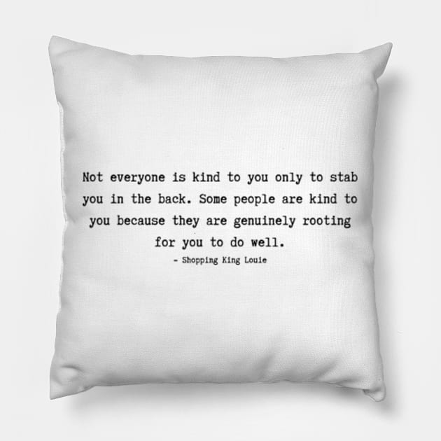 Shopping King Louie Quotes Pillow by ayshatazin