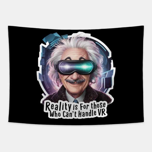 Funny Albert Einstein Tapestry by Arturo Vivó