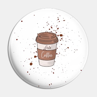 Coffee Addict Pin