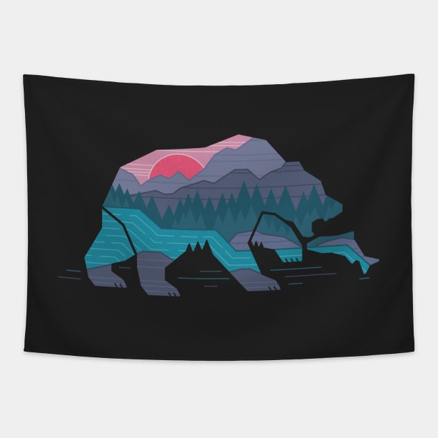 Bear Country Tapestry by Thepapercrane