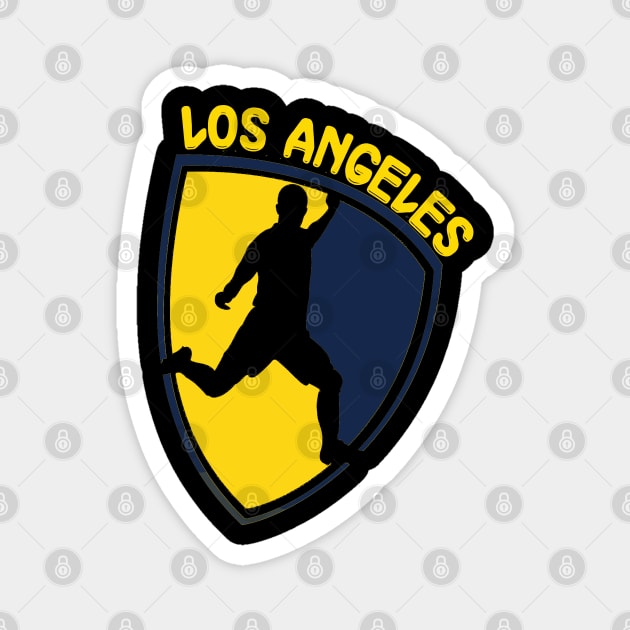 Los Angeles Soccer Magnet by JayD World