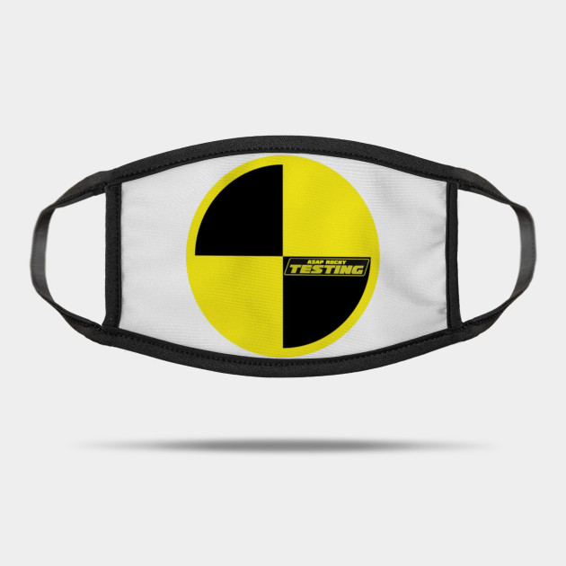 A Ap Rocky Testing Logo Asap Rocky Testing Logo Mask Teepublic
