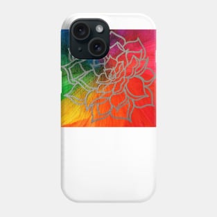 Rainbow Lotus Flower Phone Case