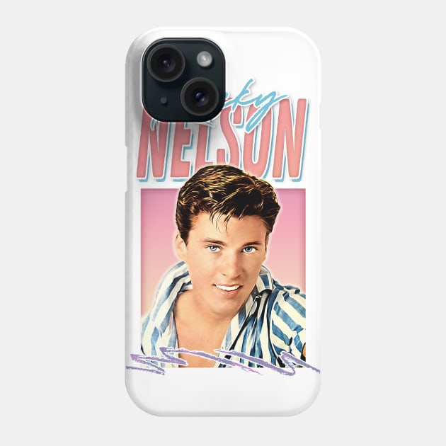 Ricky Nelson / 50s Retro Rock & Roll Aesthetic Phone Case by DankFutura