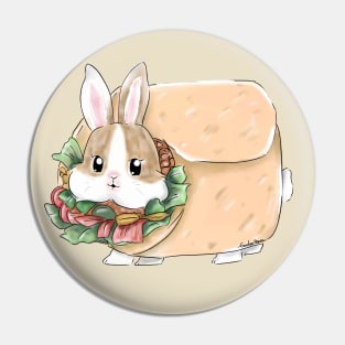 Rabbit and Kebab _ Bunniesmee cute Food Pin