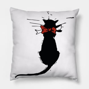 Lindo gato negro Pillow