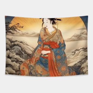 Goddess Ukiyo-E Tapestry