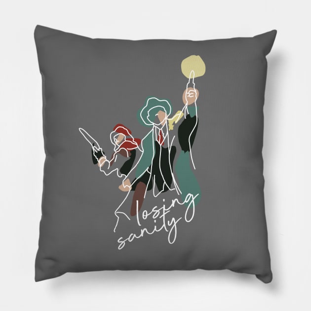 ARKHAM HORROR! Pillow by k4k7uz