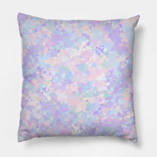 Diamond Swirl of Soft Pastel Colors Pillow