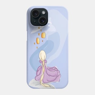 Rapunzel Watercolour Illustration Phone Case