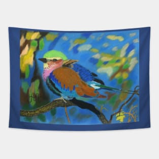 A colorful South African bird Tapestry