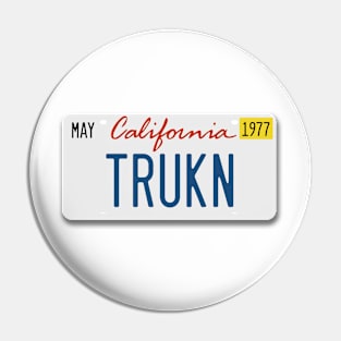 TRUKN License Plate Pin