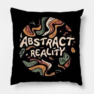 Abstract Reality, Circular Pillow