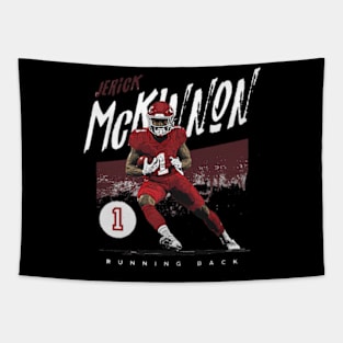 Jerick Mckinnon Kansas City Grunge Tapestry