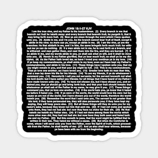 John 15 KJV Magnet