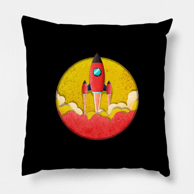 Rocket Pillow by SrabonArafat