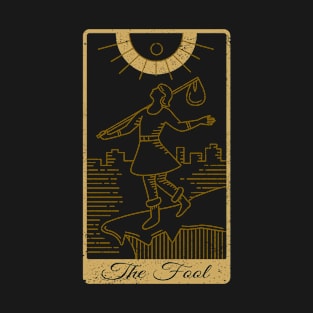 Tarot Card - The Fool - Occult Gothic Halloween T-Shirt