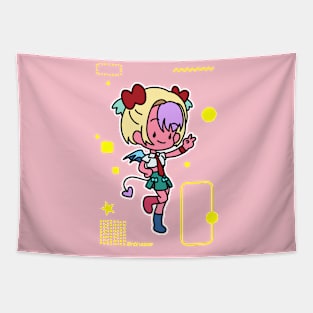 Student Devil is back to school Tapestry