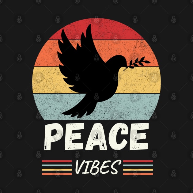 Retro Dove of Peace by Fj Greetings