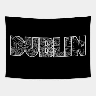 Dublin Street Map Tapestry