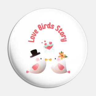 Love bird Pin