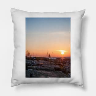 Evening by Baltic Sea Pillow