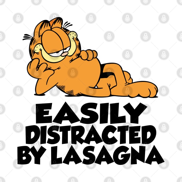 Easily distracted by lasagna by KERZILLA