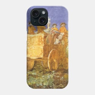 Vintage Fairy Tales, Cinderella in Her Golden Coach Phone Case