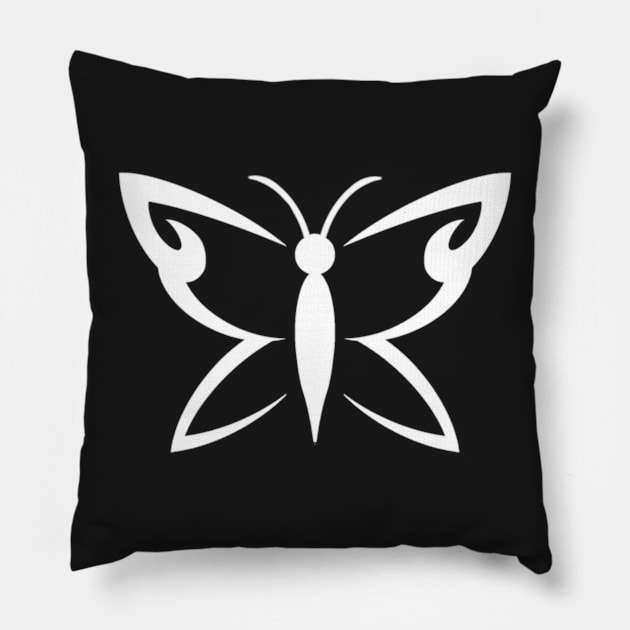 Until Dawn Hannah Butterfly Tattoo Pillow by senaeksi