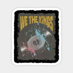 We The Kings Vintage Vynil Magnet